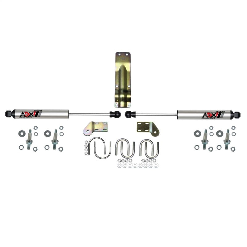 Skyjacker 05-24 Ford F250/F350 ADX 2.0 Dual Stabilizer Kit w/ CNC Machined Polished Alum. Skyjacker Alignment Kits  AXOPROS