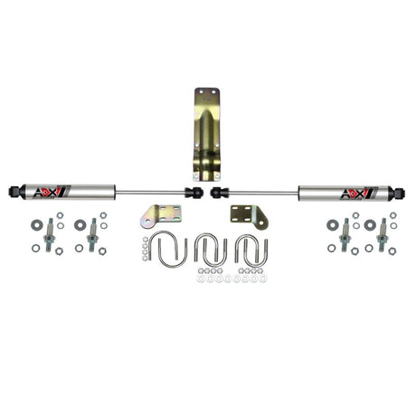 Skyjacker 05-24 Ford F250/F350 ADX 2.0 Dual Stabilizer Kit w/ CNC Machined Polished Alum. Skyjacker Alignment Kits  AXOPROS
