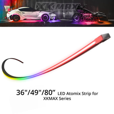 XKGLOW XK Glow Body Gap Strip - 80in Right Light Strip LED aftermarket performance part