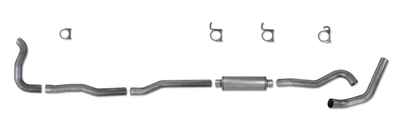 Diamond Eye KIT 4in TB SGL AL: 4-WHEEL DRIVE ONLY 89-93 DODGE CUMMINS 5.9L Diamond Eye Performance Turbo Back  AXOPROS