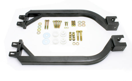 BMR Suspension BMR 67-69 1st Gen F-Body Bolt-On Subframe Connectors - Black Hammertone Chassis Bracing aftermarket performance part