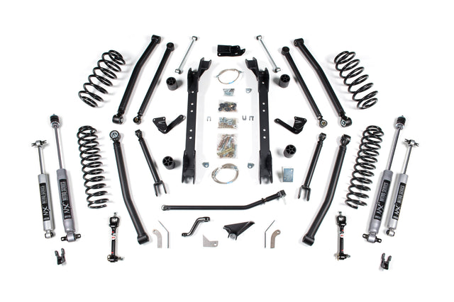 4.5 Inch Lift Kit - Long Arm Conversion - Jeep Wrangler TJ (97-06) BDS Suspension Suspension Lift Kit  AXOPROS
