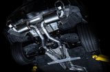 AWE 2020 Toyota Supra A90 Resonated Touring Edition Exhaust - 5in Chrome Silver Tips AWE Tuning Catback  AXOPROS