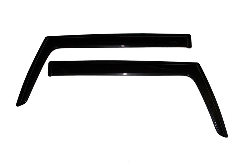 AVS 07-14 Toyota FJ Cruiser Ventvisor Outside Mount Window Deflectors 2pc - Smoke AVS Wind Deflectors  AXOPROS
