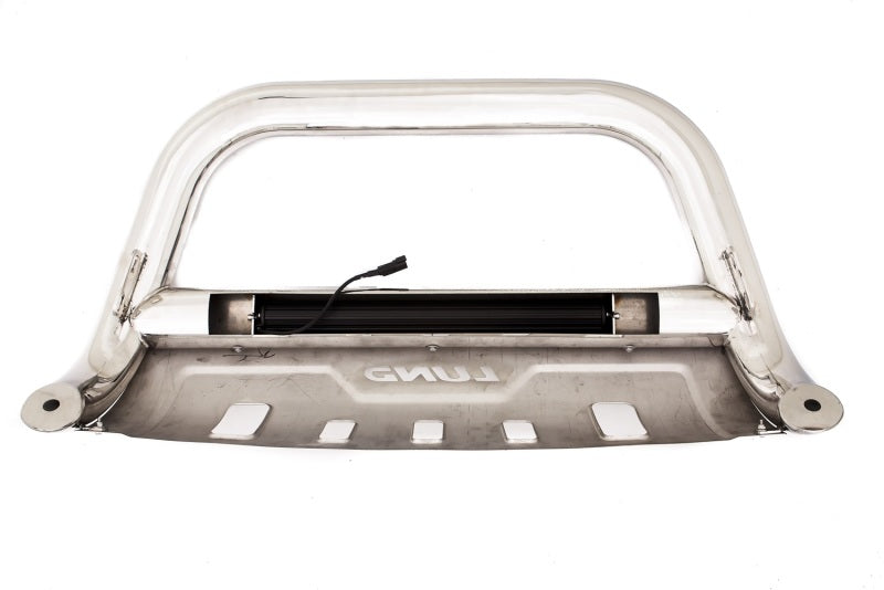 Lund 07-17 Chevy Silverado 1500 Bull Bar w/Light & Wiring - Polished LUND Bull Bars  AXOPROS