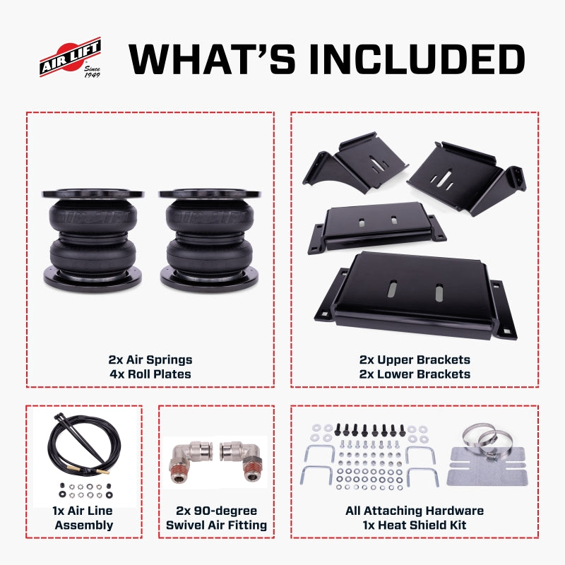 Air Lift LoadLifter 7500 XL Ultimate Air Spring Kit 16-25 Chevy/GMC Silverado/Sierra 3500HD Air Lift Air Suspension Kits  AXOPROS