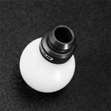 Cobb Subaru 5-Speed COBB Knob - White Knob w/ Stealth Black COBB Shift Knobs  AXOPROS