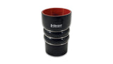 Vibrant Silicone Coupling 4 Ply Aramid CAC Hose 3in x 2.5in Inlet/Outlet - Black Vibrant Silicone Couplers & Hoses  AXOPROS