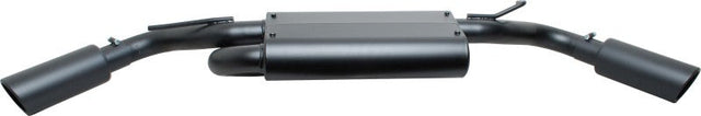 Gibson 07-17 Jeep Wrangler JK Sport 3.8L 2.5in Cat-Back Dual Extreme Exhaust - Black Elite (Ceramic) Gibson Catback  AXOPROS