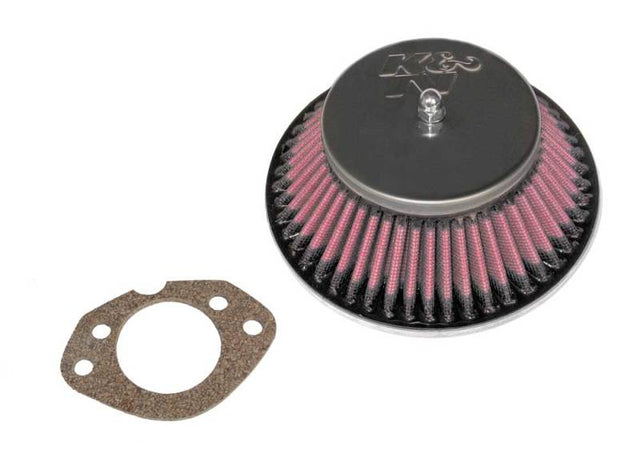 K&N Custom Racing Assembly - Round Tapered - Red 1.656in Neck Flange - 2.25in Over Height K&N Engineering Carburetor Air Cleaners  AXOPROS
