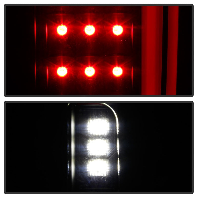 Spyder Chevy Silverado 19-20 (Do Not Fit Halogen Model) LED Tail Light Blk ALT-YD-CS19LED-BK SPYDER Tail Lights  AXOPROS