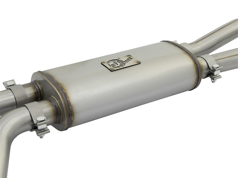 aFe POWER Rebel Series 2-1/2in 409 SS Cat Back Exhaust w/ Black Tips 16-17 Nissan Titan V8 5.6L aFe Catback  AXOPROS