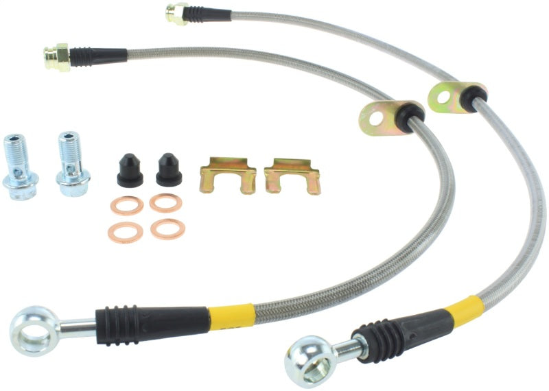 StopTech 13 Scion FR-S / 13 Subaru BRZ Front Stainless Steel Brake Lines Stoptech Brake Line Kits  AXOPROS