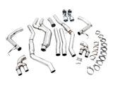 AWE Tuning 2019+ BMW M340i (G20) Track Edition Exhaust - Quad Chrome Silver Tips AWE Tuning Catback  AXOPROS