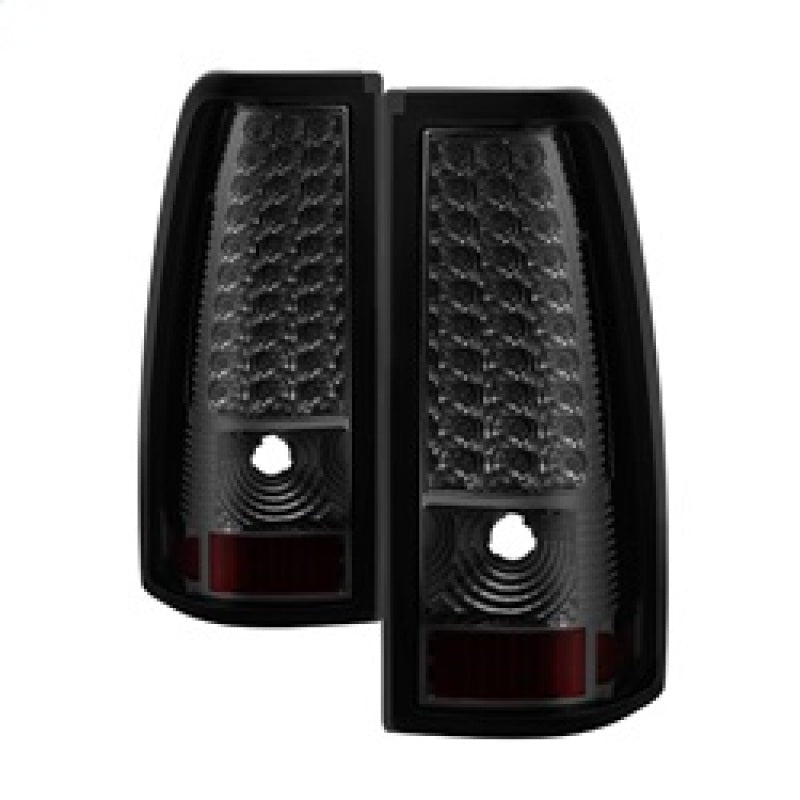 xTune Chevy Silverado 1500/2500/3500 99-02 99-03 LED Tail Lights Smoke ALT-ON-CS99-LED-SM SPYDER Tail Lights  AXOPROS