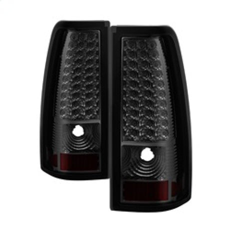 xTune Chevy Silverado 1500/2500/3500 99-02 99-03 LED Tail Lights Smoke ALT-ON-CS99-LED-SM SPYDER Tail Lights  AXOPROS