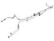AWE Tuning 22-23 GMC Sierra 1500 AT4X 6.2L 0FG Catback Split Dual (Flat Bumper) - Bashguard(No Tips) AWE Tuning Catback  AXOPROS