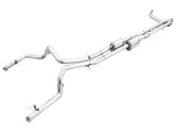 AWE Tuning 22-23 GMC Sierra 1500 AT4X 6.2L 0FG Catback Split Dual (Flat Bumper) - Bashguard(No Tips) AWE Tuning Catback  AXOPROS