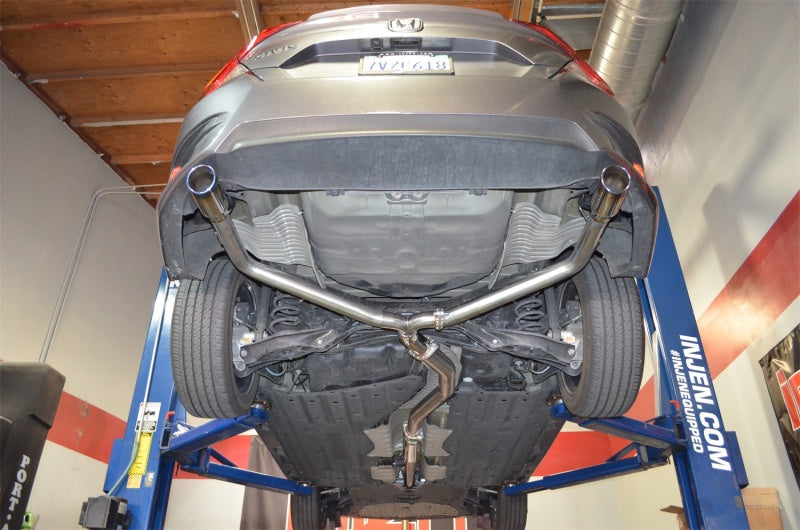 Injen 16-20 Honda Civic 1.5L Turbo 4Cyl (Sedan) 63mm SS Cat-Back Exhaust w/ Dual Burnt Titanium Tips Injen Catback  AXOPROS