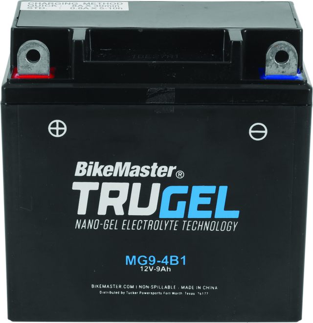 BikeMaster TruGel Battery - MG9-4B1 BikeMaster Batteries  AXOPROS