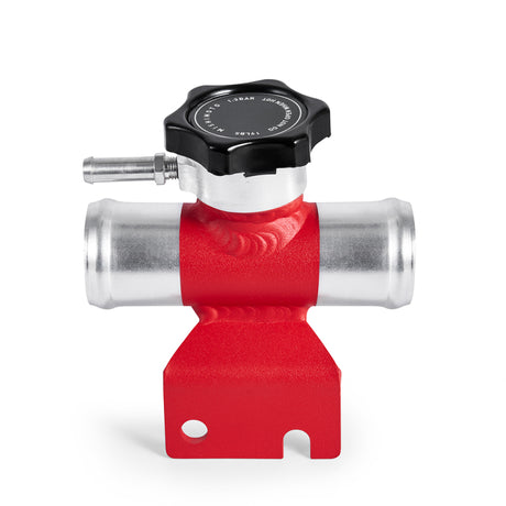 Mishimoto 08-15 Mitsubishi Lancer Evo X Coolant Fill Inlet - Red Mishimoto Coolant Fill Necks  AXOPROS