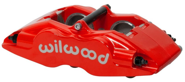 Wilwood Caliper-Forged Superlite 1.38in Pistons 1.25in Disc Red Wilwood Brake Calipers - Perf  AXOPROS