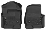 Husky Liners 2017 Ford F250 Crew Cab Vinyl X-Act Contour Black Floor Liners Husky Liners Floor Mats - Rubber  AXOPROS