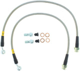 StopTech 14-15 Chevy Corvette Z51 (C7) V8 Stainless Steel Front Brake Lines Stoptech Brake Line Kits  AXOPROS
