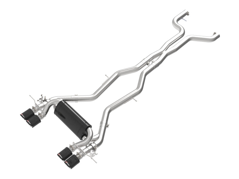 aFe 23-25 BMW M2 L6-3.0L (G87) MACH Force-Xp Cat-Back Exhaust w/ Carbon Fiber Tip aFe Catback  AXOPROS