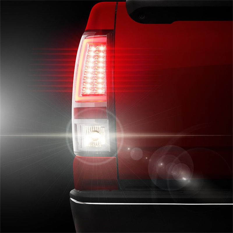 Spyder Chevy Silverado 1500/2500 03-06 Version 2 LED Tail Lights - Chrome ALT-YD-CS03V2-LED-C SPYDER Tail Lights  AXOPROS