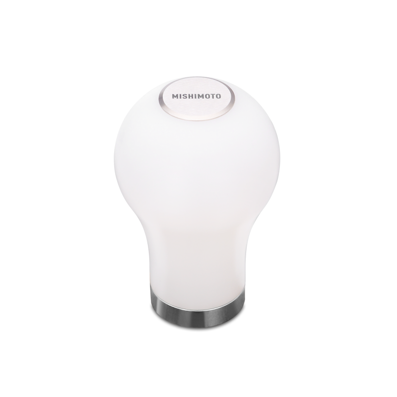 Mishimoto Teardrop Shift Knob - White Mishimoto Shift Knobs  AXOPROS