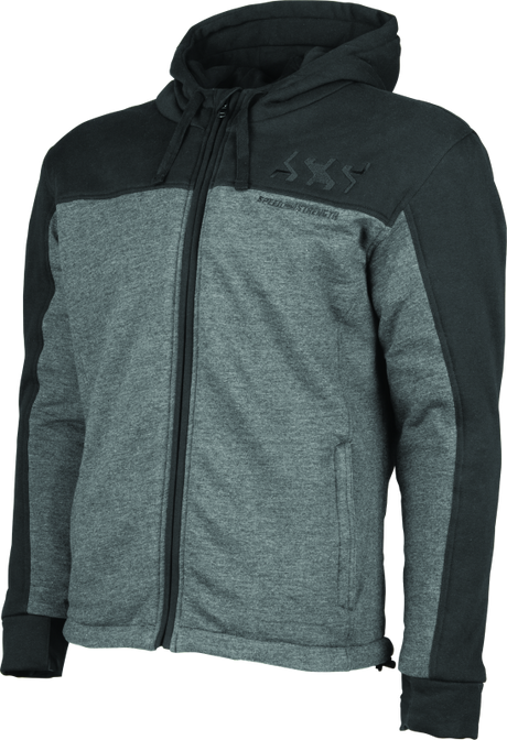 Speed and Strength Hammer Down Armored Hoody Black/Grey - Large Speed and Strength Sweatshirts  AXOPROS