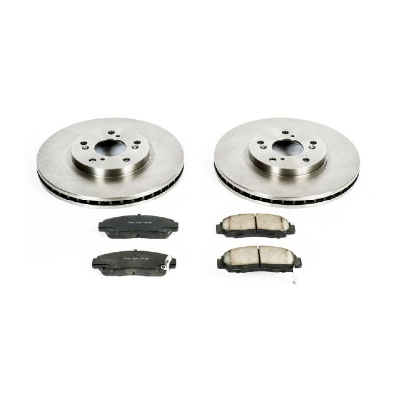 Power Stop 01-03 Acura CL Front Autospecialty Brake Kit PowerStop Brake Kits - OE  AXOPROS
