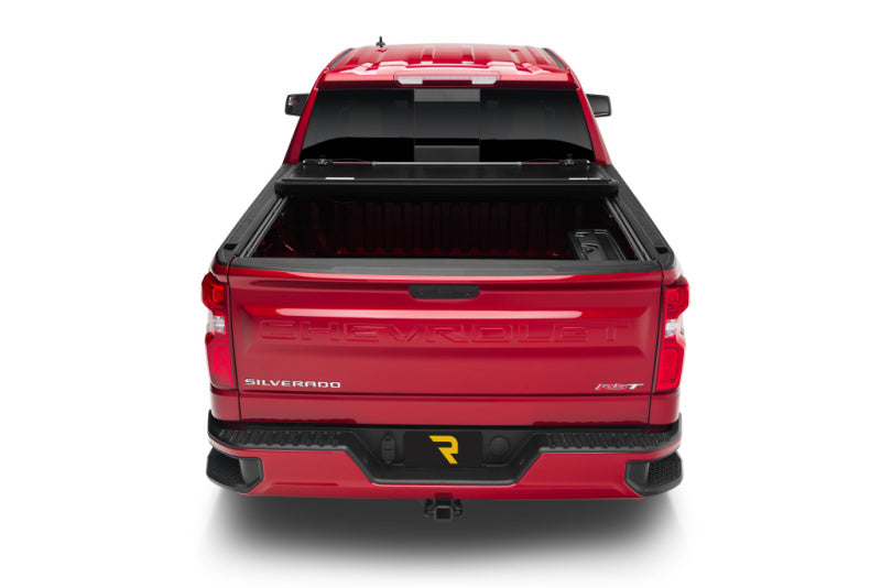 UnderCover 19-20 Chevy Silverado 1500 5.8ft (w/ or w/o MPT) Armor Flex Bed Cover - Black Textured Undercover Bed Covers - Folding  AXOPROS