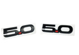 Ford Racing 15-17 Ford Mustang 5.0L Fender Emblem Black Ford Racing Other Body Components  AXOPROS
