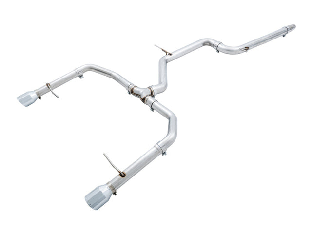 AWE Tuning 18-21 Volkswagen Jetta GLI Mk7 Track Edition Exhaust - Chrome Silver Tips (Fits OEM DP) AWE Tuning Catback  AXOPROS