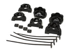 Energy Suspension 92-00 Honda Civic (Except 99-00 Si) / 93-97 Del Sol Black Motor Mount Inserts (Man Energy Suspension Bushing Kits  AXOPROS