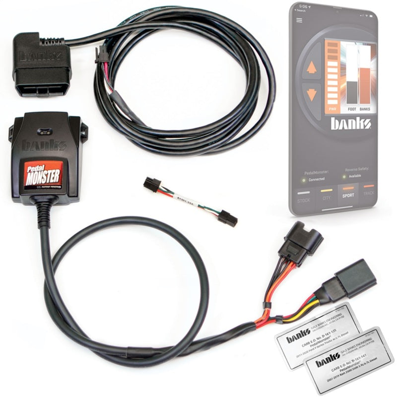 Banks Power Pedal Monster Kit (Stand-Alone) 07-19 RAM 2500/3500/11-20 Ford F-Series 6.7L Use w/Phone Banks Power Throttle Controllers  AXOPROS