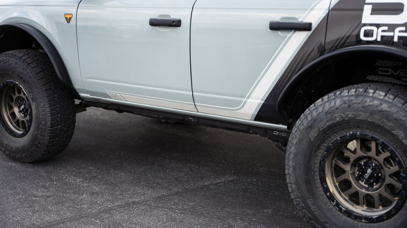 DV8 Offroad 21-23 Ford Bronco Pinch Weld Covers DV8 Offroad Diff Covers  AXOPROS