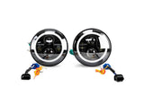 DV8 Offroad 07-18 Jeep Wrangler JK LED Projector Headlights w/ Angel Eyes DV8 Offroad Headlights  AXOPROS