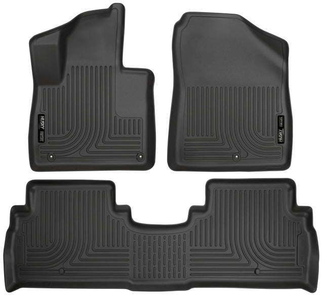 Husky Liners 2016 Kia Sorento WeatherBeater Combo Black Floor Liners Husky Liners Floor Mats - Rubber  AXOPROS