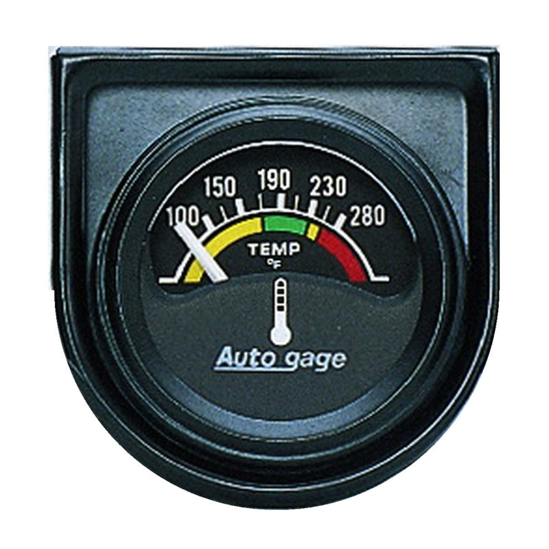 AutoMeter Gauge Console Water Temp 1.5in. 280 Deg. F Elec Blk Dial Blk Bezel Autogage AutoMeter Gauges  AXOPROS