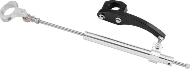 Twin Power 09-13 FLH FLT Models Satin Finish Steering Damper Kit TwinPower Steering Dampers  AXOPROS