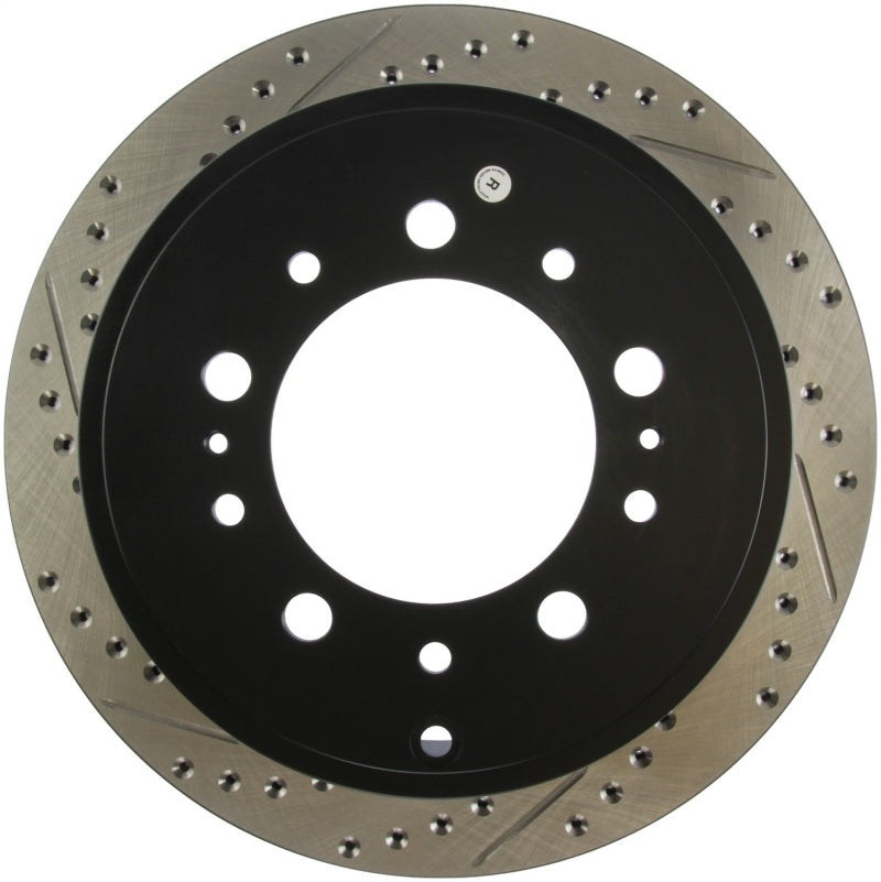 StopTech Slotted & Drilled Sport Brake Rotor Stoptech Brake Rotors - Slot & Drilled  AXOPROS