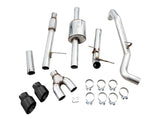 AWE Tuning 4th Gen GM 1500 5.3L 0FG Catback Dual Side Exit (Flat Bumper) - Diamond Tips AWE Tuning Catback  AXOPROS