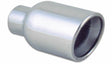 Vibrant 4in Round SS Exhaust Tip (Double Wall Resonated Angle Cut Rolled Edge) Vibrant Tips  AXOPROS