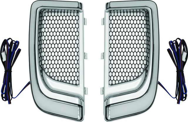 Kuryakyn Tracer Lower Fairing Grill Chrome Kuryakyn Exterior Trim  AXOPROS