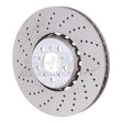 SHW 15-18 BMW X5 M 4.4L Left Front Cross-Drilled Lightweight Brake Rotor (34112284901) SHW Performance Brake Rotors - Drilled  AXOPROS