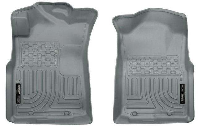 Husky Liners 05-15 Toyota Tacoma Crew/Extended/Standard Cab WeatherBeater Front Grey Floor Liners Husky Liners Floor Mats - Rubber  AXOPROS