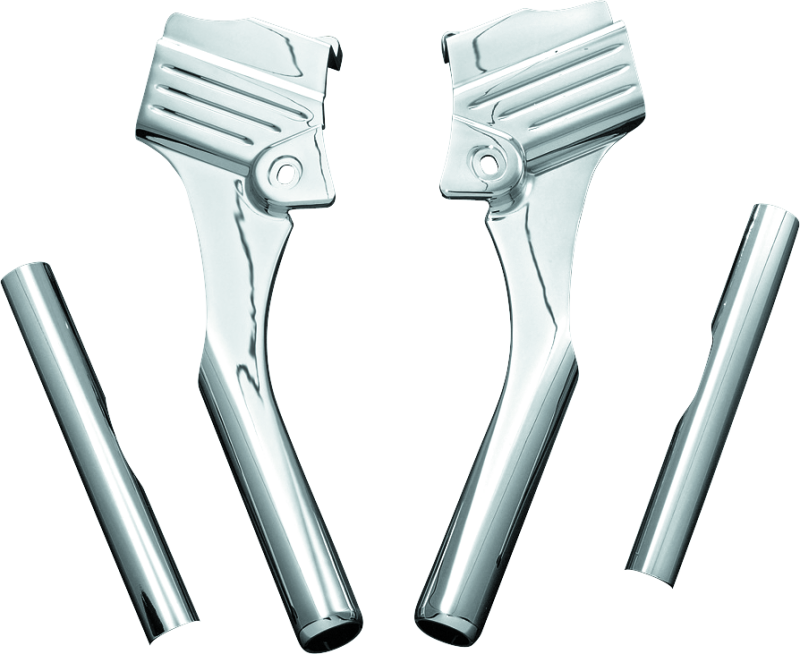Kuryakyn Deluxe Neck Cover Kit 95-05 Touring Models Chrome Kuryakyn Exterior Trim  AXOPROS